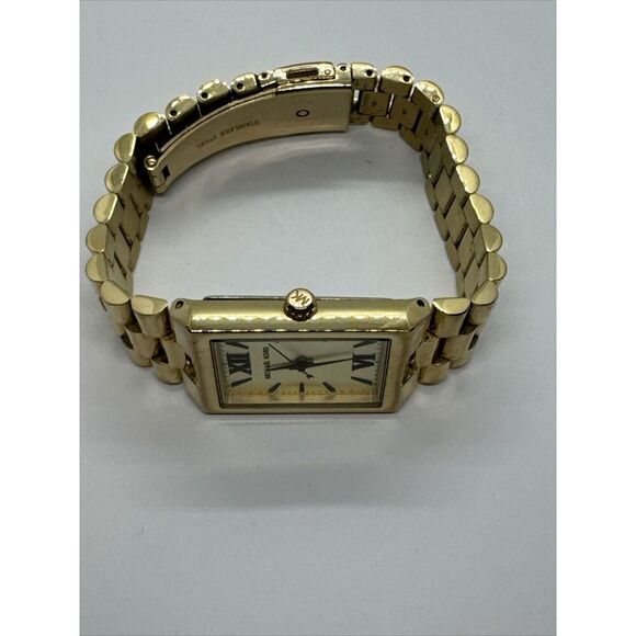 Michael Kors Nash MK3286 Unisex Gold Stainless Steel Analog Dial Watch JNA870 main image 7